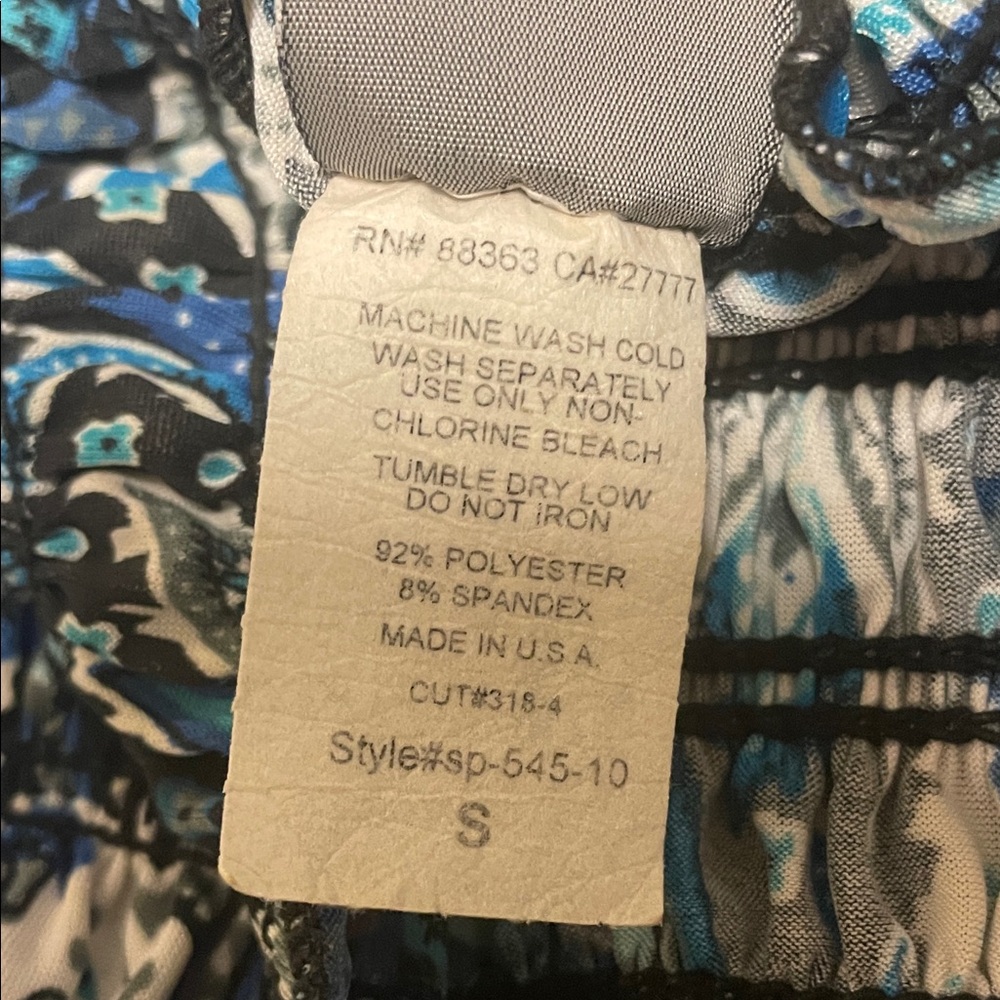 Blue Paisley Halter Maxi Dress - Picture 7 of 7